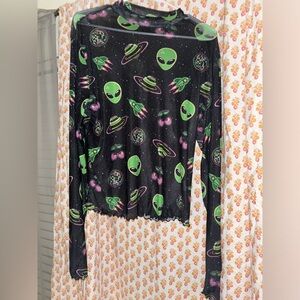 WKND Chasers Cosmic Crush Mesh Top